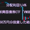 新興国債券ETF「VWOB」（分配利回り4％）に50万円投資した結果【2021年8月】
