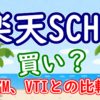 楽天SCHDは買い？【VYM、VTIとの比較も】