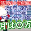 【新NISA+特定】取り崩し投資で毎月20万円マネーマシン計画 12月報告｜2024年 - YouTu